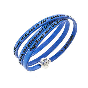Bracciale Amen Ave Maria tedesco blu