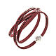 Amen Bracelet in red leather Hail Mary GER s1