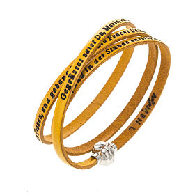 Bracciale Amen Ave Maria tedesco giallo
