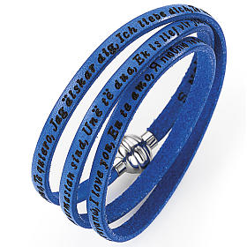 Amen bracelet I love you, blue