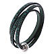 Bracciale AMEN frase Madre Teresa di Calcutta Italiano verde s1