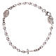 Rosary AMEN Bracelet with silver 925 beads, Rhodium finish s2
