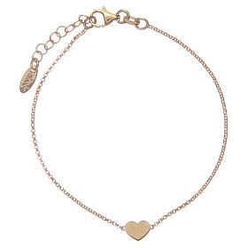 Pulseiras AMEN: Pulseira AMEN com coração prata 925 acab. ouro