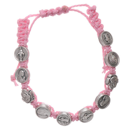 Bracelet AMEN Shamballa Saints, pink 1