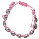 Bracelet AMEN Shamballa Saints, pink s2