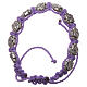 Pulseira AMEN Shambala Santa Rita fio roxo s1