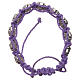 Pulseira AMEN Shambala Santa Rita fio roxo s2