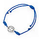 Saint Benedict AMEN blue bracelet  s1