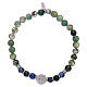 AMEN 925 sterling silver Saint Benedict bracelet with onyx beads for men s2