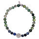 Bracelet AMEN pour homme perles onyx et St Benoît argent 925 s2