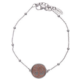 AMEN Tree of Life bracelet 925 sterling silver rhodium plated and rosè