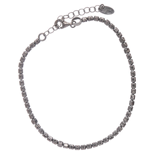 Bracciale AMEN in argento 925 rodiato nero 1