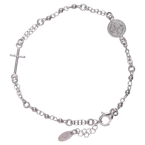 Armband AMEN Silber 925 Hl. Benedikt 2