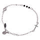 Armband AMEN Silber 925 Padre Nostro und Kreuz s1