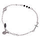 AMEN 925 sterling silver bracelet Our Father with cross s1