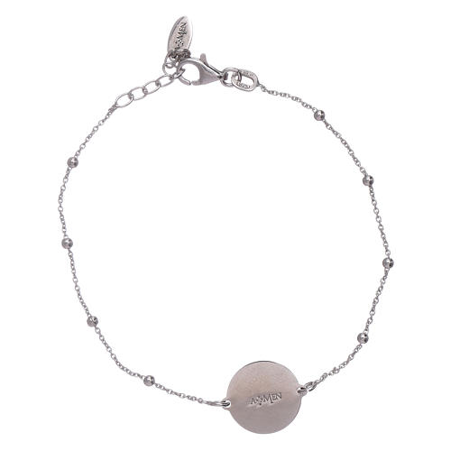 AMEN 925 sterling silver bracelet with a mother of pearl cross | online ...