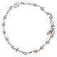 AMEN 925 sterling silver rosary bracelet with mother of pearl beads s2