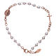 AMEN rosè 925 sterling silver rosary bracelet s1