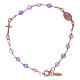 AMEN 925 sterling silver bracelet with coloured jade beads s1