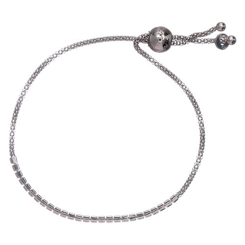 AMEN rosè 925 sterling silver bracelet with white zircons 2