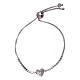 Pulsera AMEN plata 925 rodiada y corazón zirconado s2
