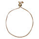 Pulseira prata 925 dourada AMEN zircões brancos