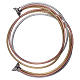 Pulsera AMEN lurex color oro, rosado y plata s3