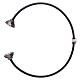 Bracciale termoplastica e angioletto zirconato arg 925 AMEN s3