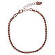 Pulsera Plata 925 con pepitas rosadas AMEN s1