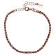 Pulsera Plata 925 con pepitas rosadas AMEN s2