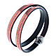 Bracciale AMEN termoplastica Arg 925 incisione Padre Nostro bronzo s1