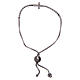 Amen bracelet silver tennis with cross and zircons s2