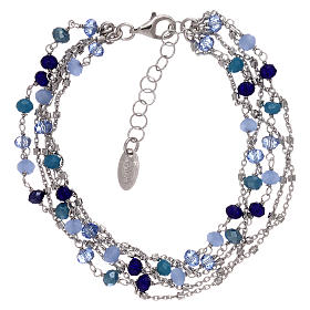 Bracciali AMEN: Bracciale AMEN in argento 925 cristalli blu 