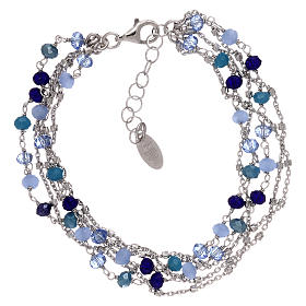 Bracciali AMEN: Bracciale AMEN in argento 925 cristalli blu 