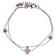 AMEN bracelet in 925 silver with angel and stars s2