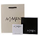 AMEN bracelet with angel charm, silver lurex and 925 silver s5