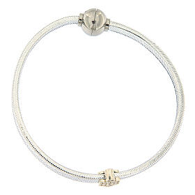 Bracciali AMEN: Bracciale AMEN angelo lurex argento 925 chiusura magnetica