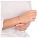 Bracciale AMEN argento 925 cristalli rossi 19 cm s2