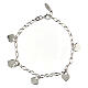 AMEN bracelet with heart-shaped charms, rhodium-plated 925 silver s3