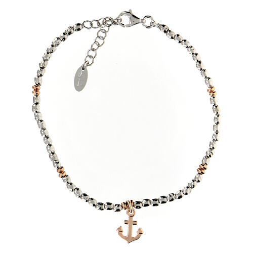 AMEN bracelet with anchor, rhodium-plated 925 silver 3