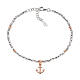 AMEN bracelet with anchor, rhodium-plated 925 silver s1