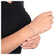 AMEN bracelet with gold silver and rosé beads, rhodium-plated 925 silver s2