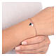AMEN rosé bracelet with elongated hearts s4