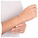 Armband Roségold mit schwarzen Zirkonia und Kreuz AMEN s2
