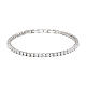 Tennisarmband von Amen aus rhodiniertem 925er Silber mit 0,3 cm Zirkonen s2