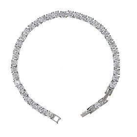 Tennisarmband von Amen mit 4 mm Zirkone und aus 925er rhodiniertes Silber