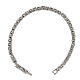 AMEN tennis bracelet, rhodium-plated 925 silver and 0.16 in zircons s3