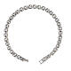 AMEN tennis bracelet, rhodium-plated 925 silver and 0.24 in zircons s3