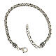 Armband von Amen mit eingesteckter Kette aus 925er gebräuntem Silber s2