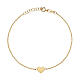 Armband AMEN mit Herz aus 9 kt Gelbgold s1